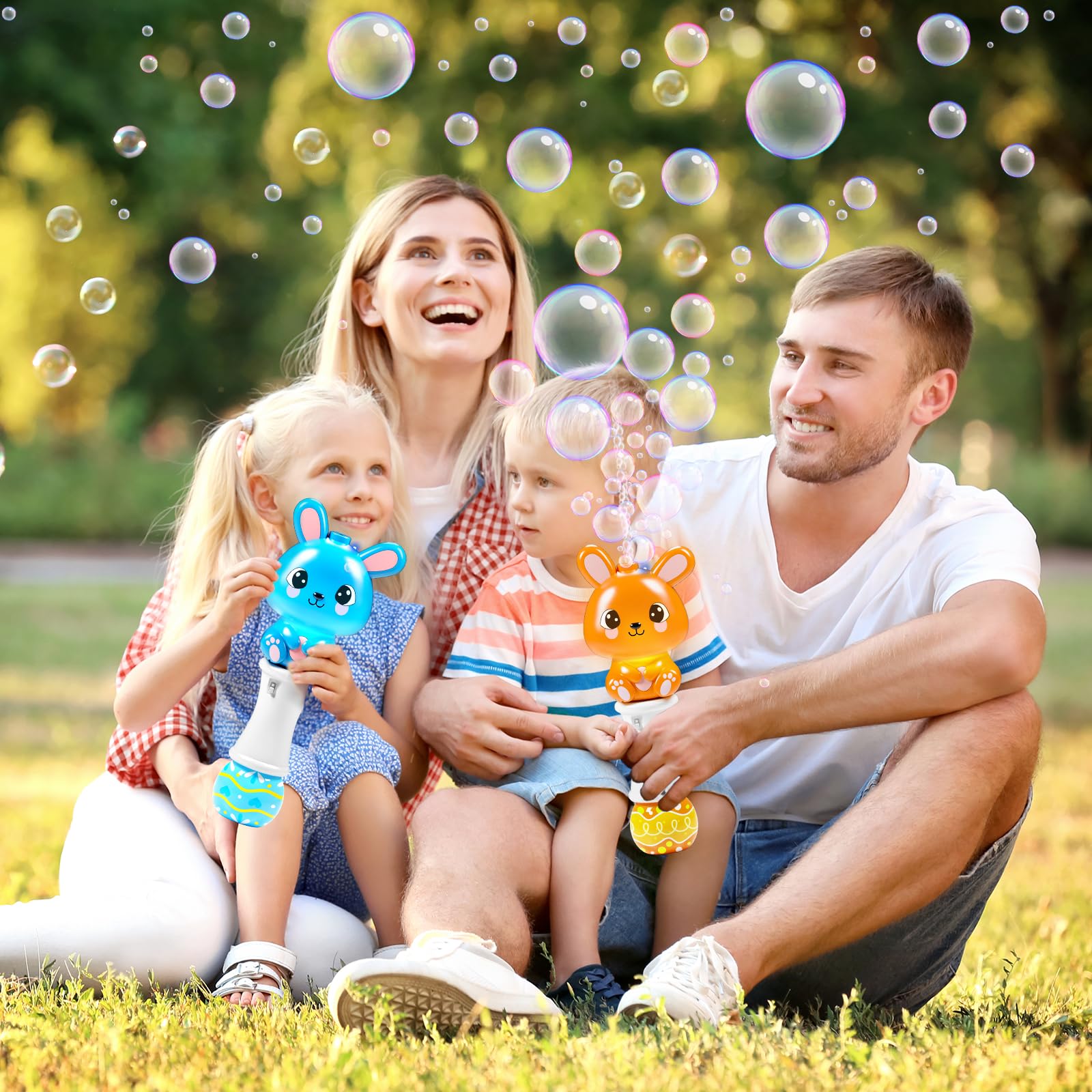 Easter party supplies bubble wands for fun celebrations.
