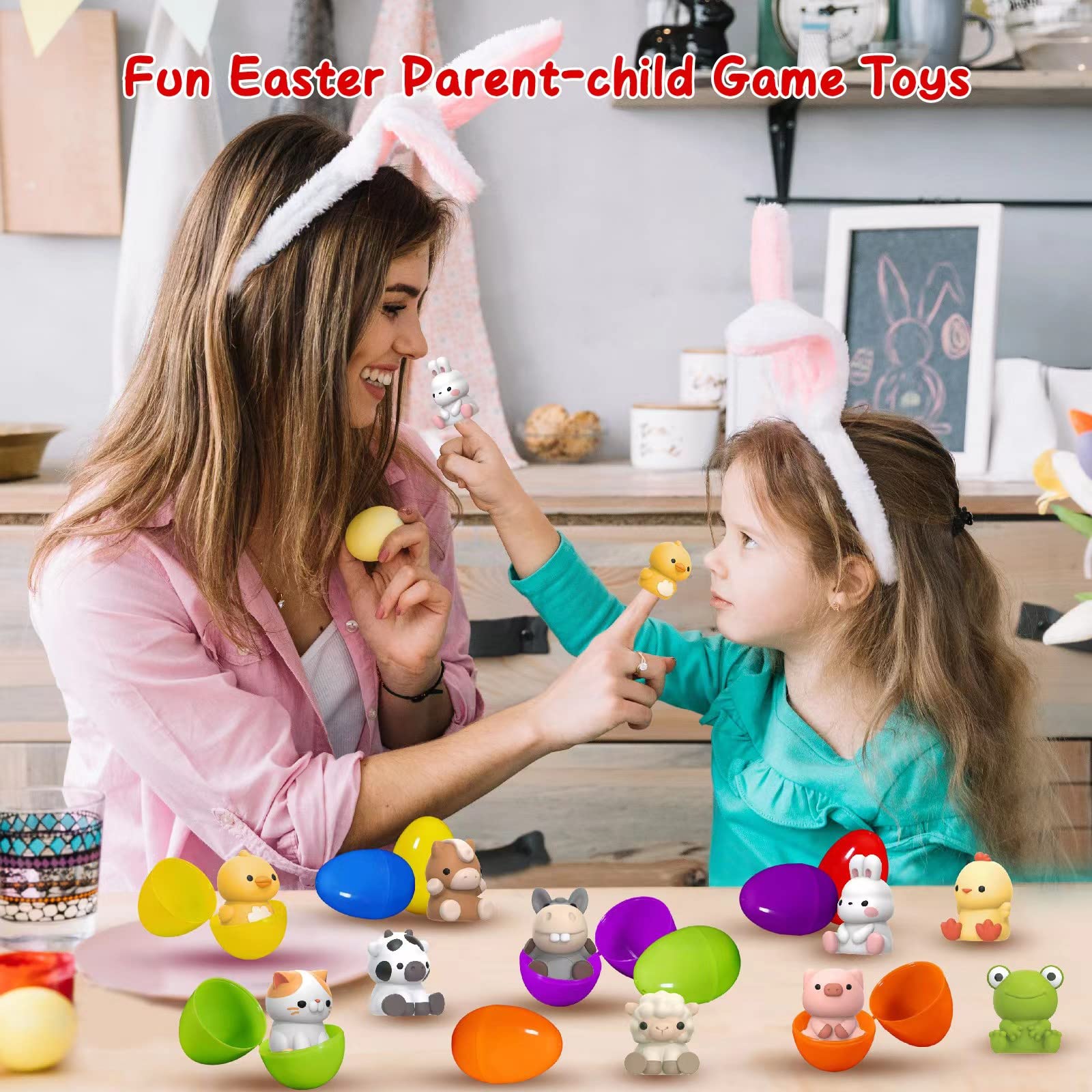 Letapapa Easter party decorations and classroom rewards with puppets.
