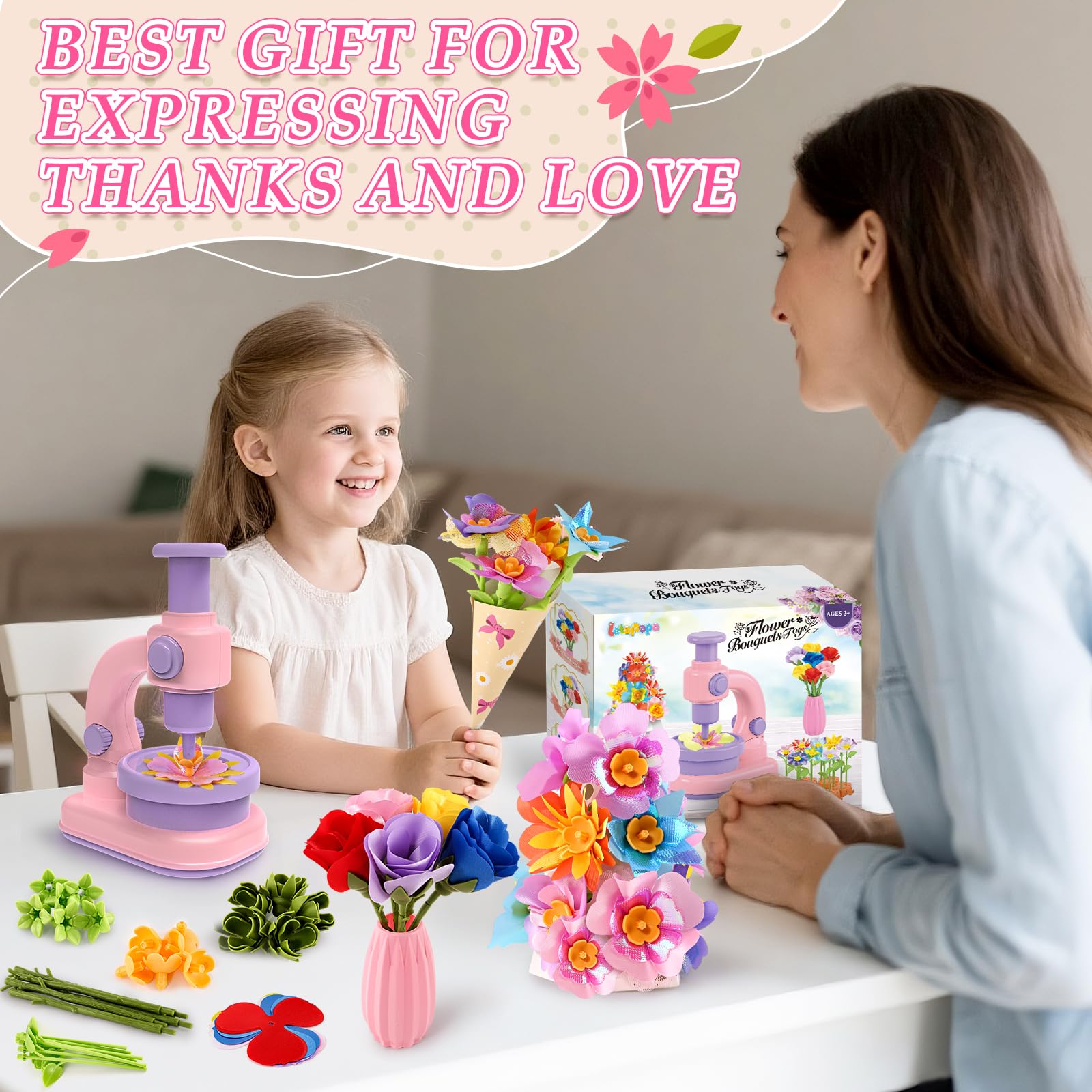 Letapapa gift ready flower crafts with curated presentation.
