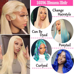 LETMIEO 613 lace front wig density 180% for a voluminous look