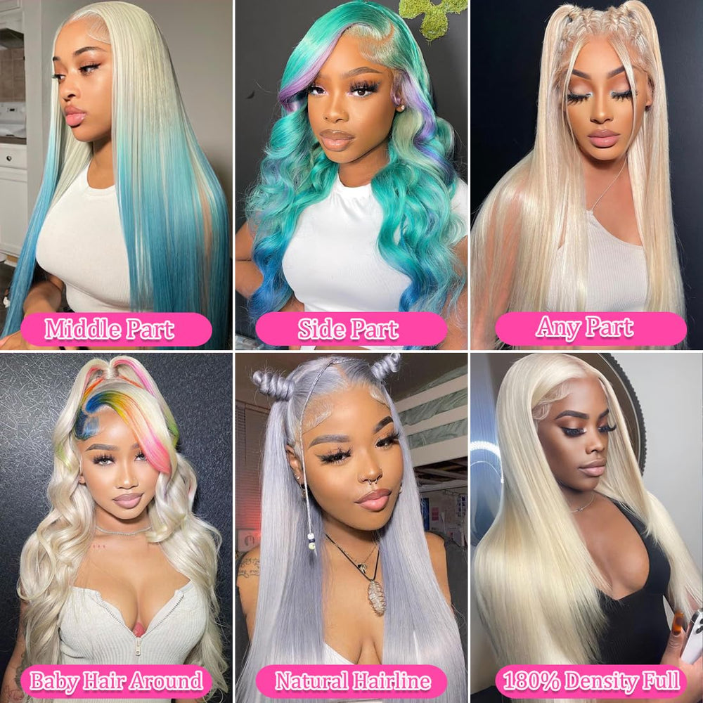 LETMIEO 613 lace front wig dyed-ready color versatility