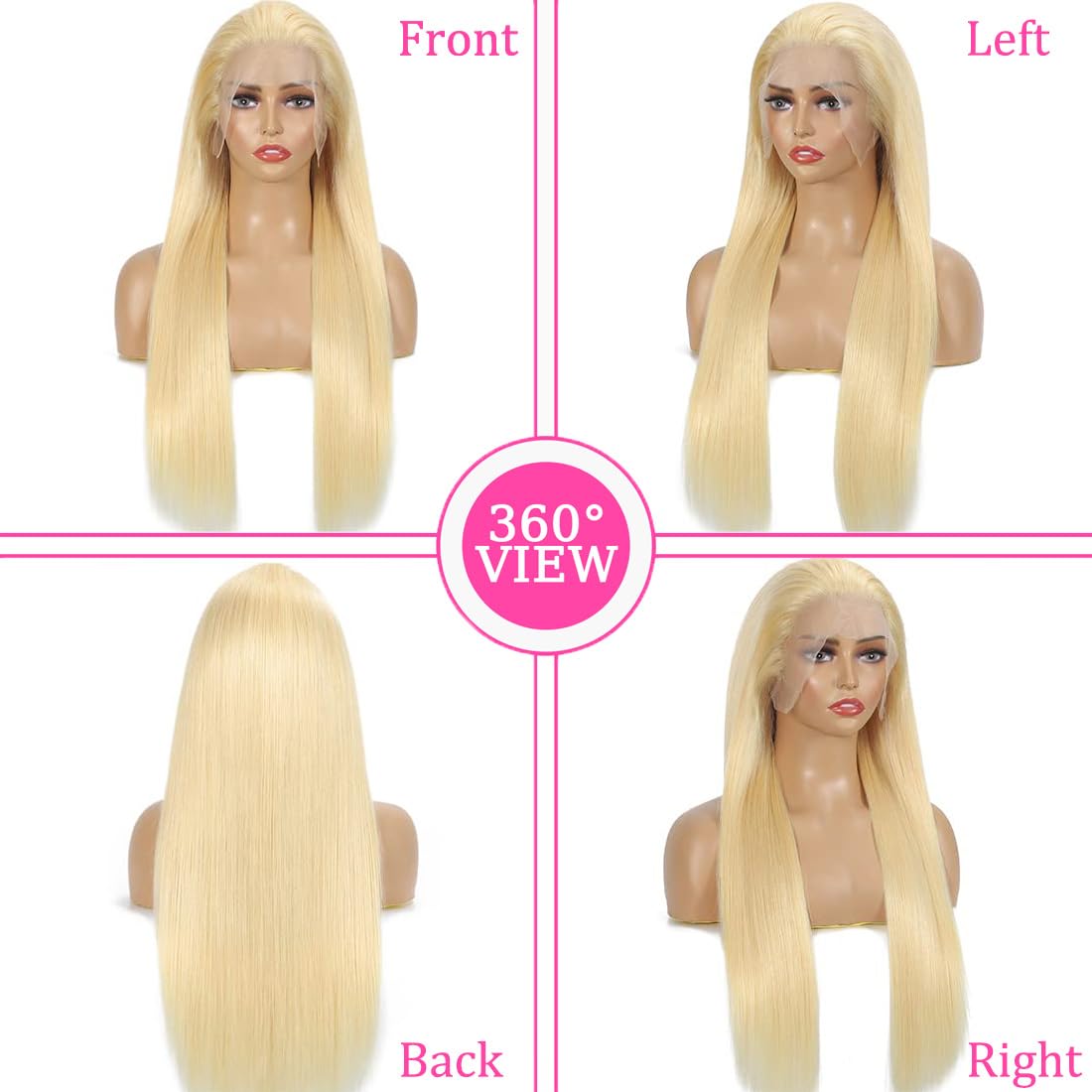 LETMIEO 613 lace front wig ideal for weddings or parties
