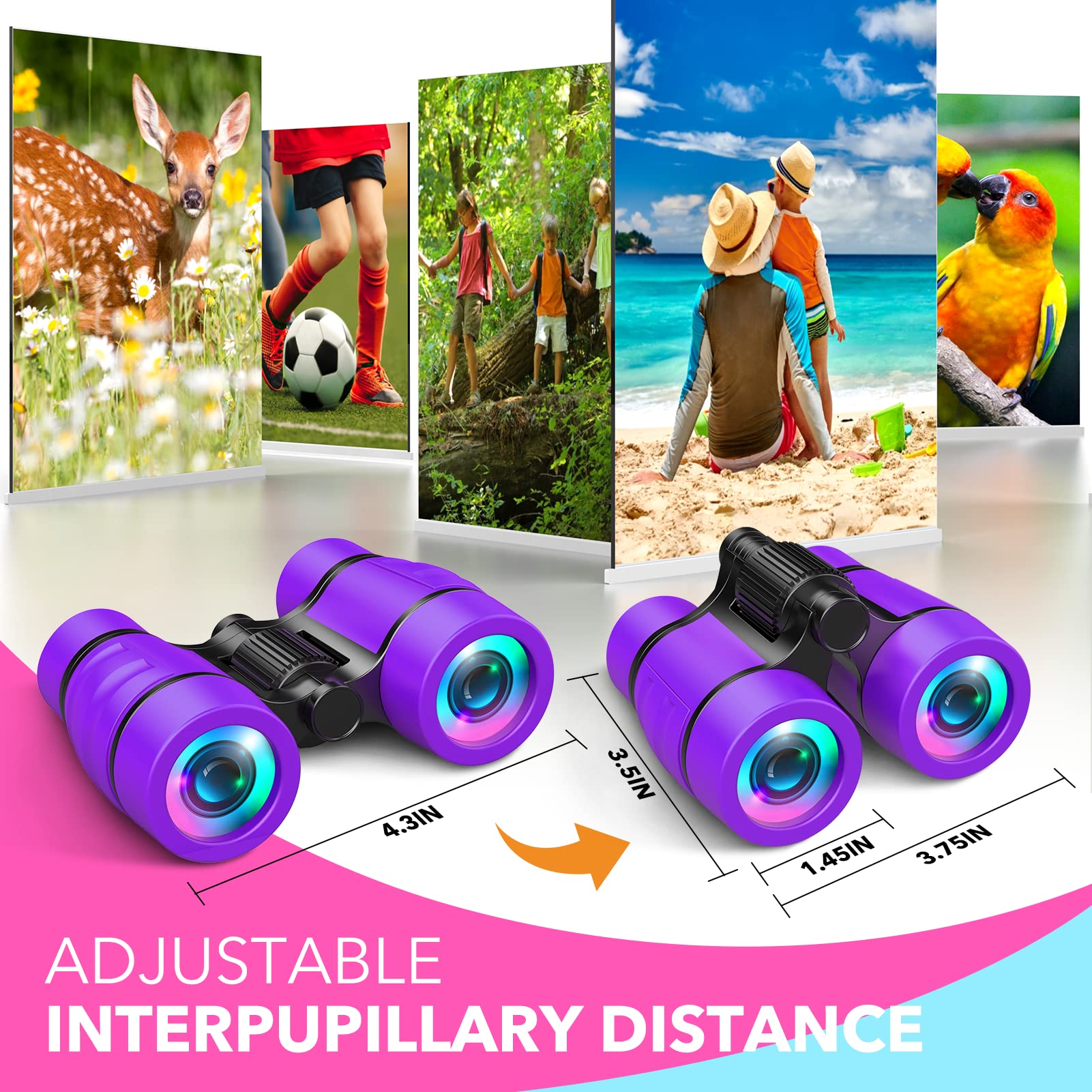 LET'S GO! lens wiping cloth for clear viewing on nature walks