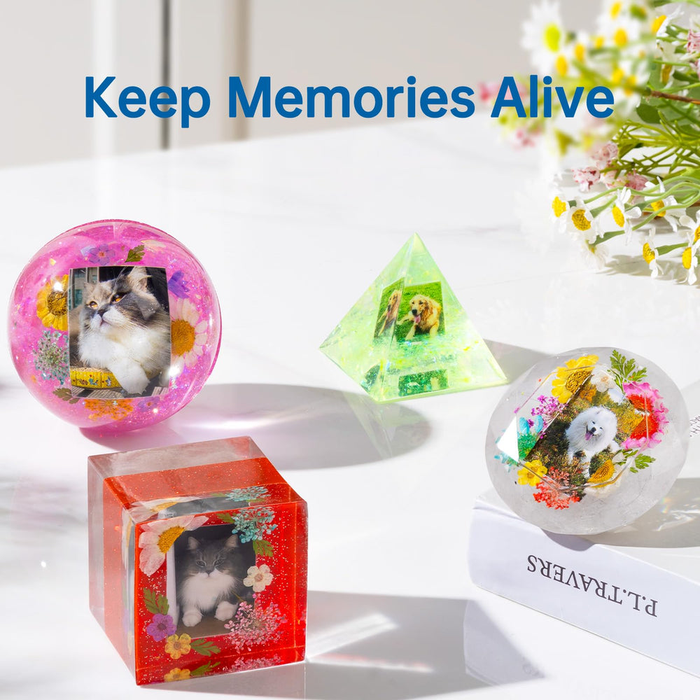 LET'S RESIN 12-color glitter set to add sparkle and dimension to crafts