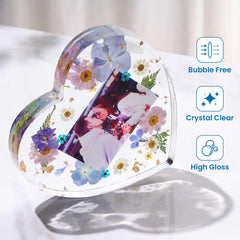 Let’s Resin crystal-clear epoxy resin supports vibrant pigments and long-lasting gloss.