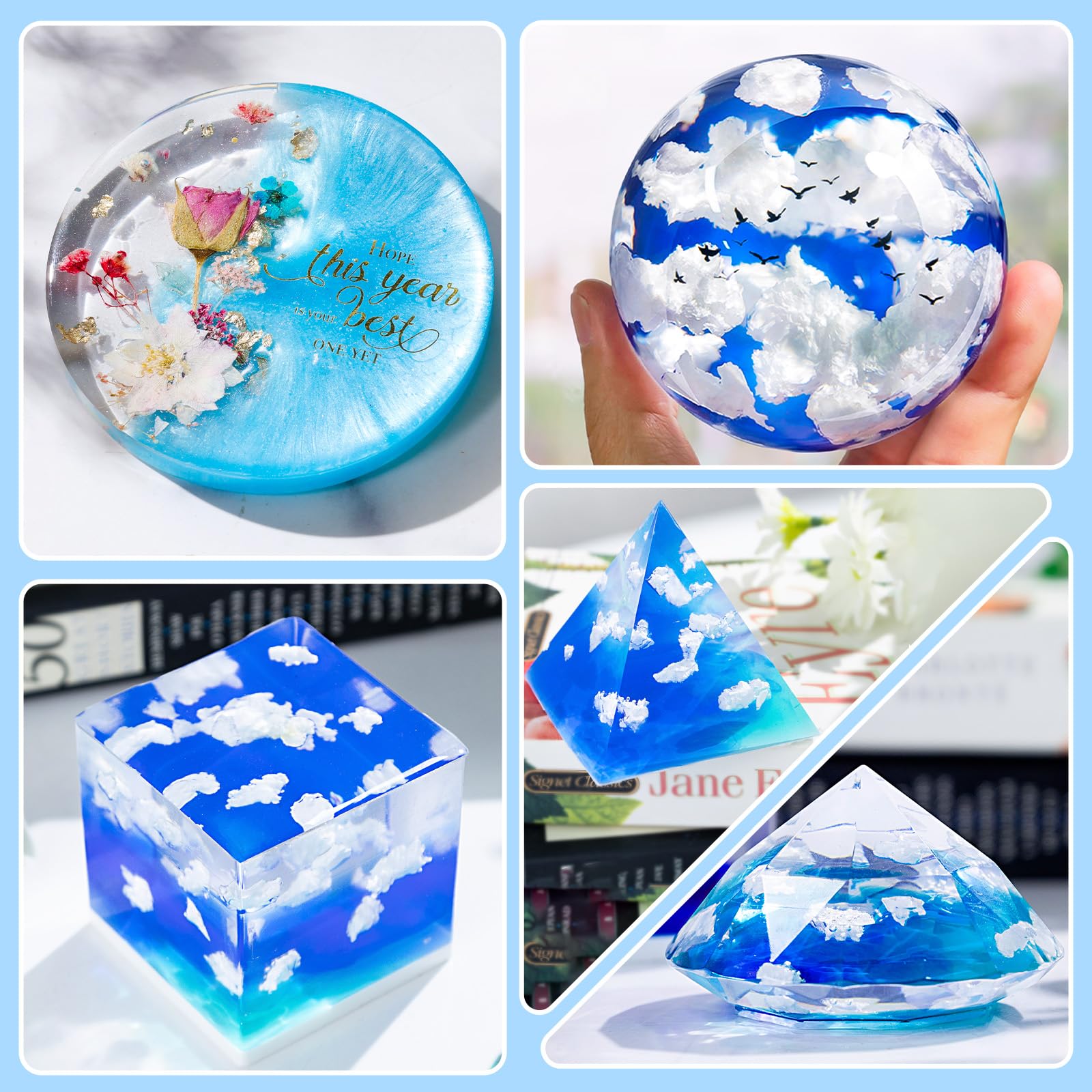 LET'S RESIN detailed tutorial included to help newcomers start resin art confidently