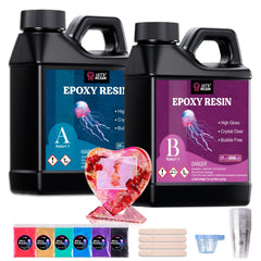 LET'S RESIN 34oz epoxy resin kit ready for DIY projects and crafts