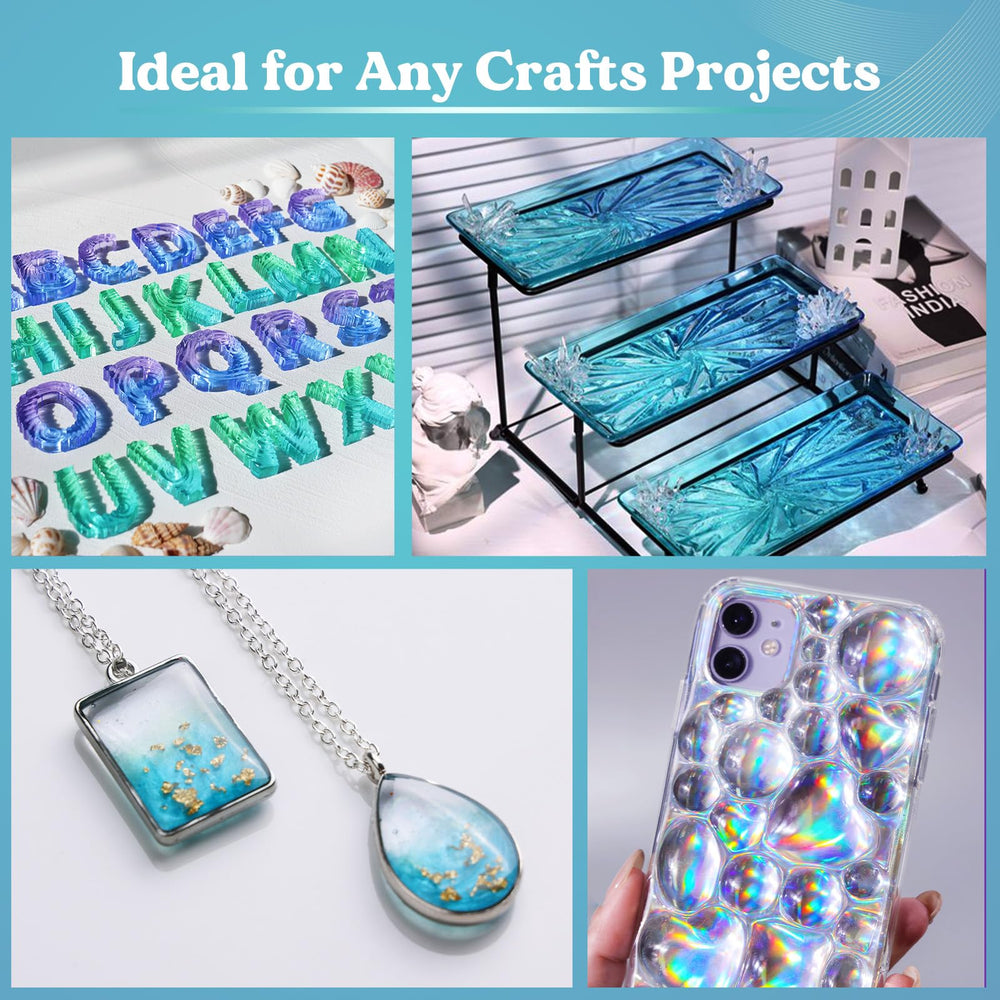 Measuring cups and mixing sticks included with LET'S RESIN kit