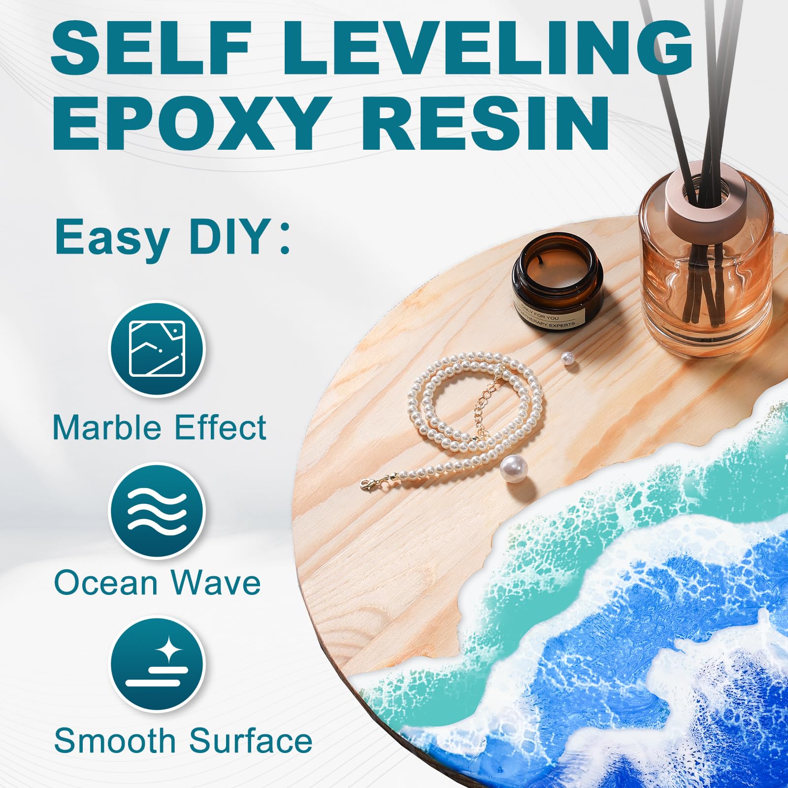 LET'S RESIN low-odor formula supports comfortable indoor crafting