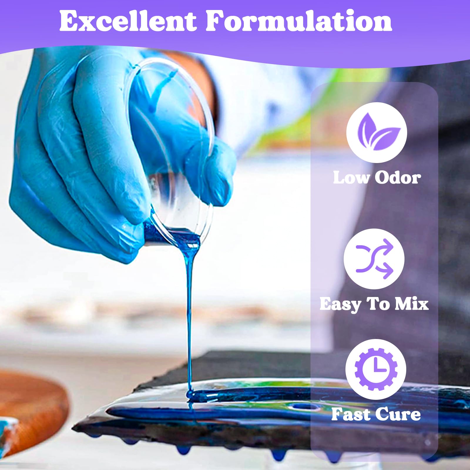 LET'S RESIN low-odor formula enables comfortable DIY in ventilated spaces