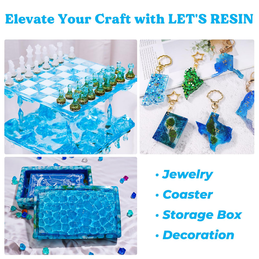 LET'S RESIN safe, premium materials for diverse DIY projects