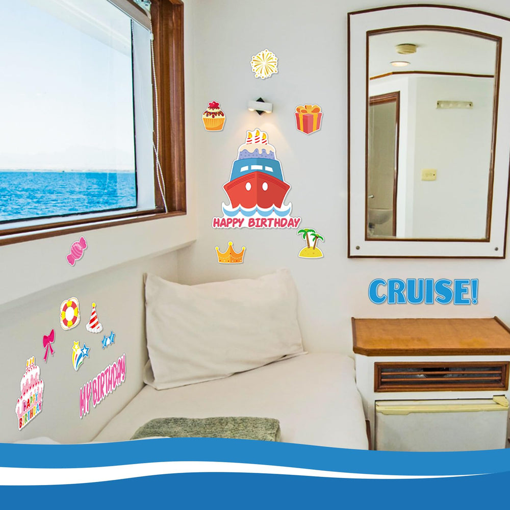 Leumoi ship-theme cabin magnets offer reusable decor for any voyage.