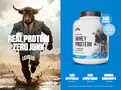 Levels Grass Fed Whey scoop showing 25g protein per serving.
