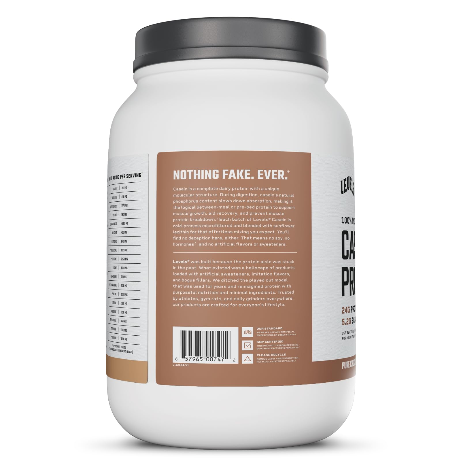Levels Nutrition shaker image shows convenient daily use and recipe versatility