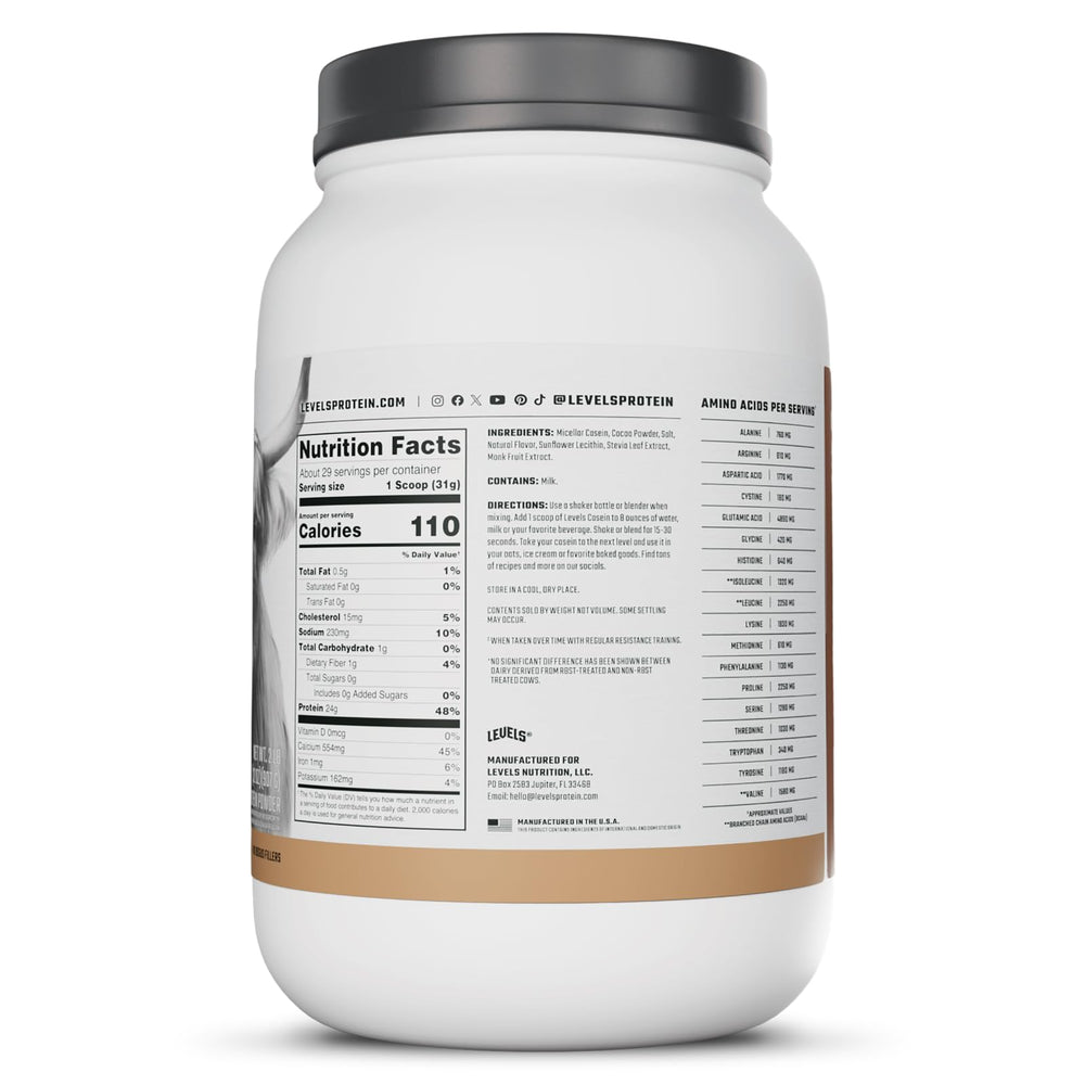 Levels Nutrition sunflower-lecithin blend illustrates easy mixing in shakes