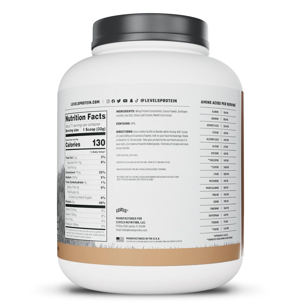 Ingredients label close-up shows non-GMO, gluten-free formulation.