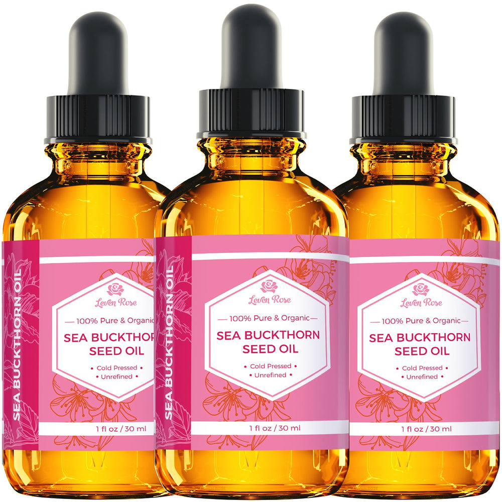Nails and cuticles moisturized by Leven Rose Sea Buckthorn Oil