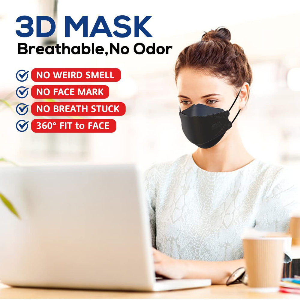 LEVENIS KN95 mask breathable fabric enabling all-day comfort.