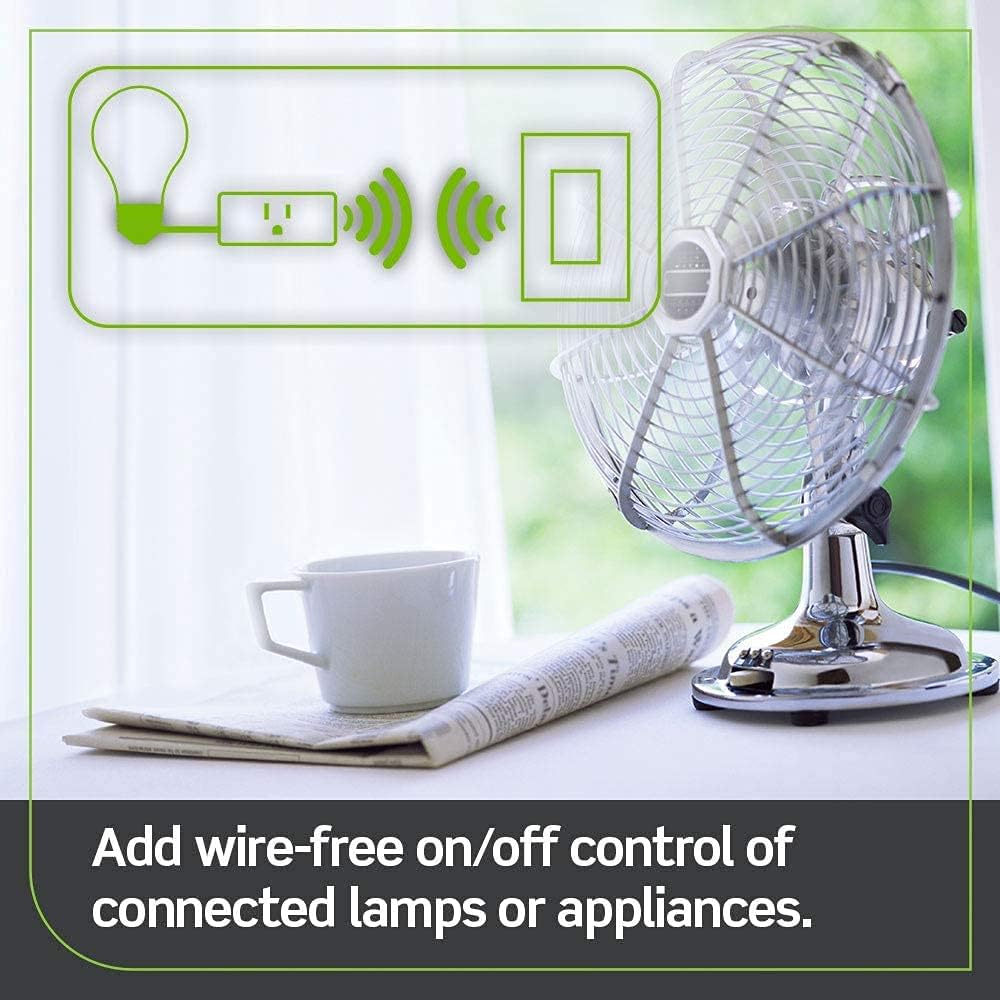 Leviton Decora Switch Anywhere Companion mounted at end of hallway for easy on/off.