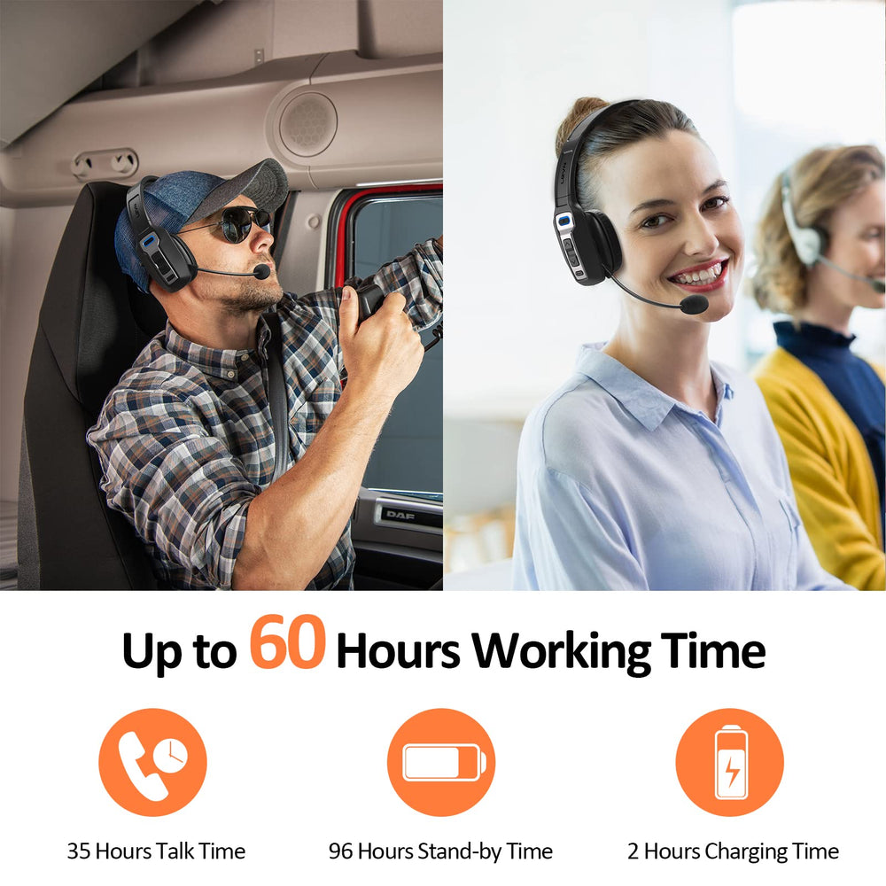 LEVN 60-hour battery life ideal for long trips and remote work.