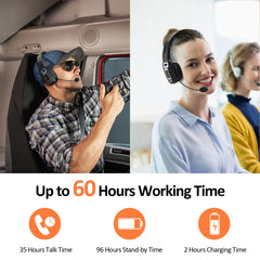 LEVN 60-hour battery life ideal for long trips and remote work.