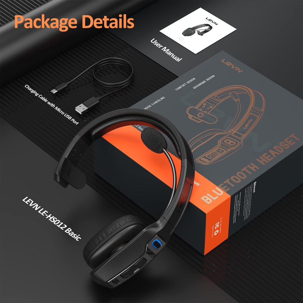 LEVN wireless range up to 49 feet supports movement during calls.