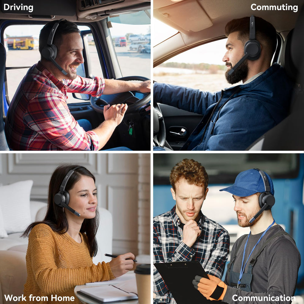 LEVN Trucker Headset 270-degree rotatable mic for left or right wear.