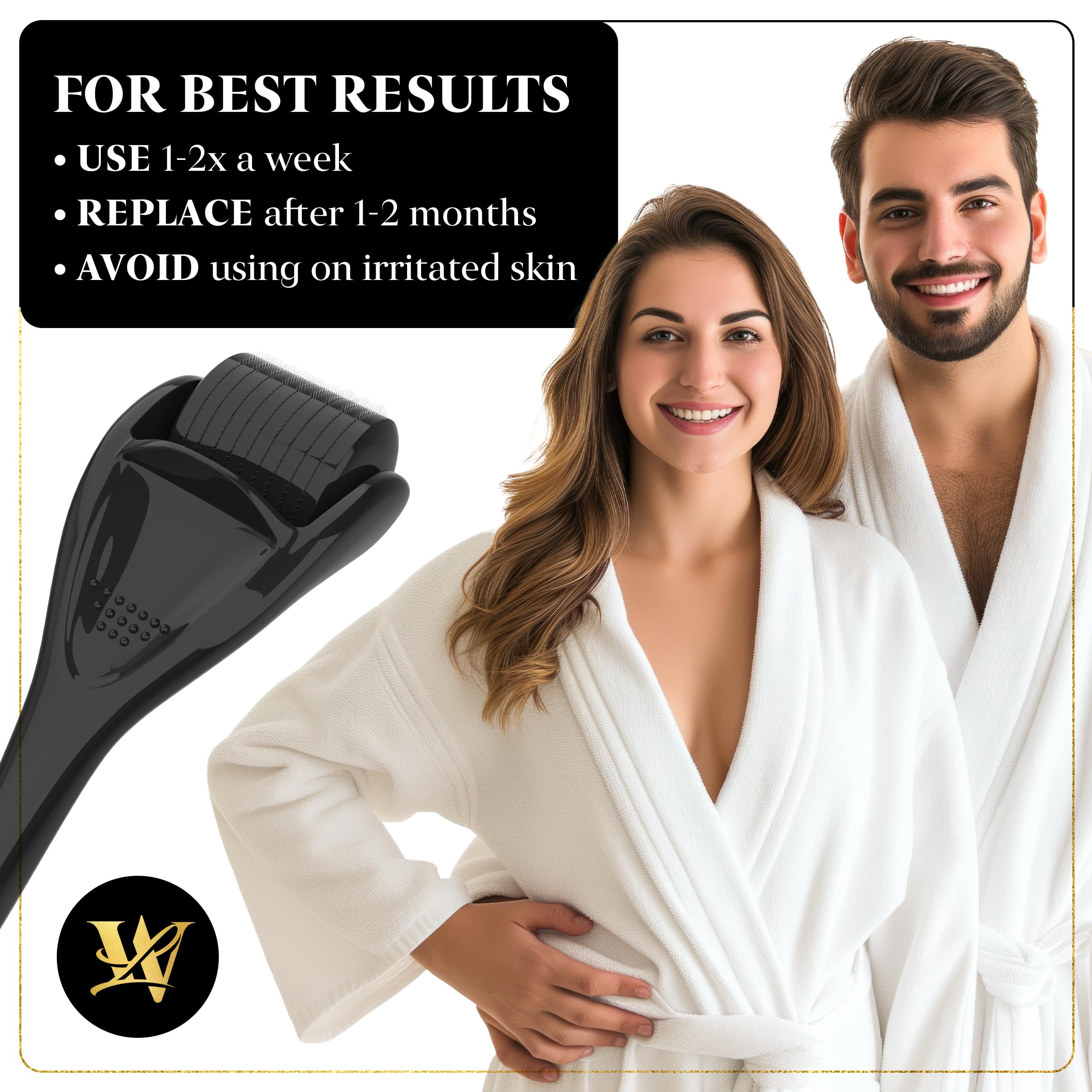 Lexi White Beauty sterilized roller keeps your routine clean and ready
