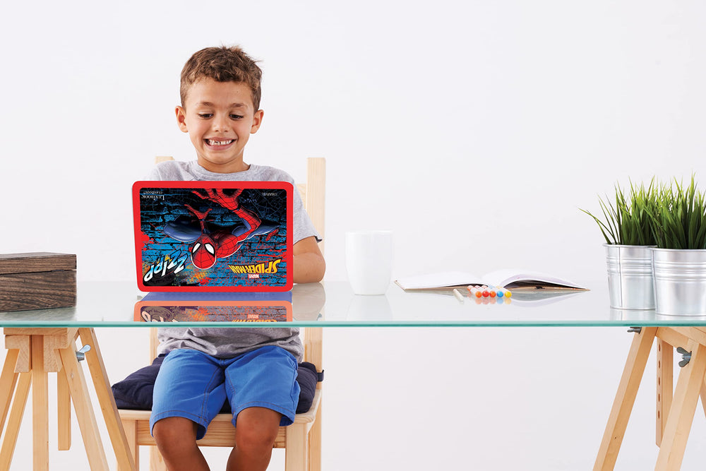 LEXiBOOK Spider-Man built-in mouse for easy navigation.