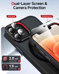 LeYi iPhone 13 Mini case with military-grade protection against drops.