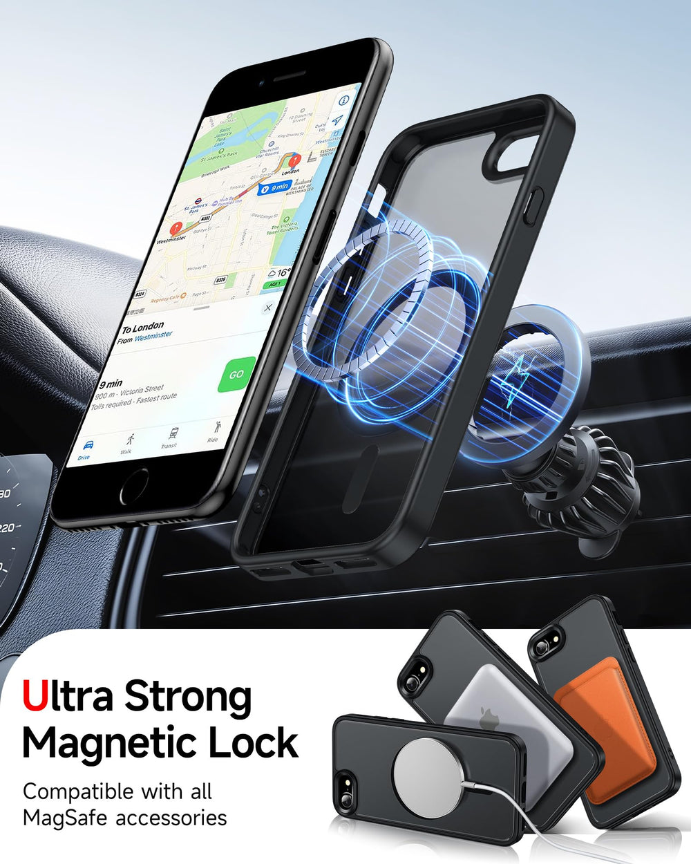Step-by-step 30-second installation guide ensures proper alignment.
