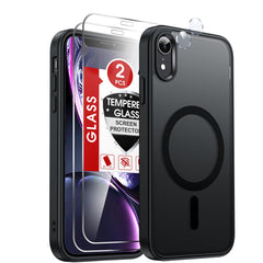 LeYi iPhone XR case front view showing slim rugged protection for daily use