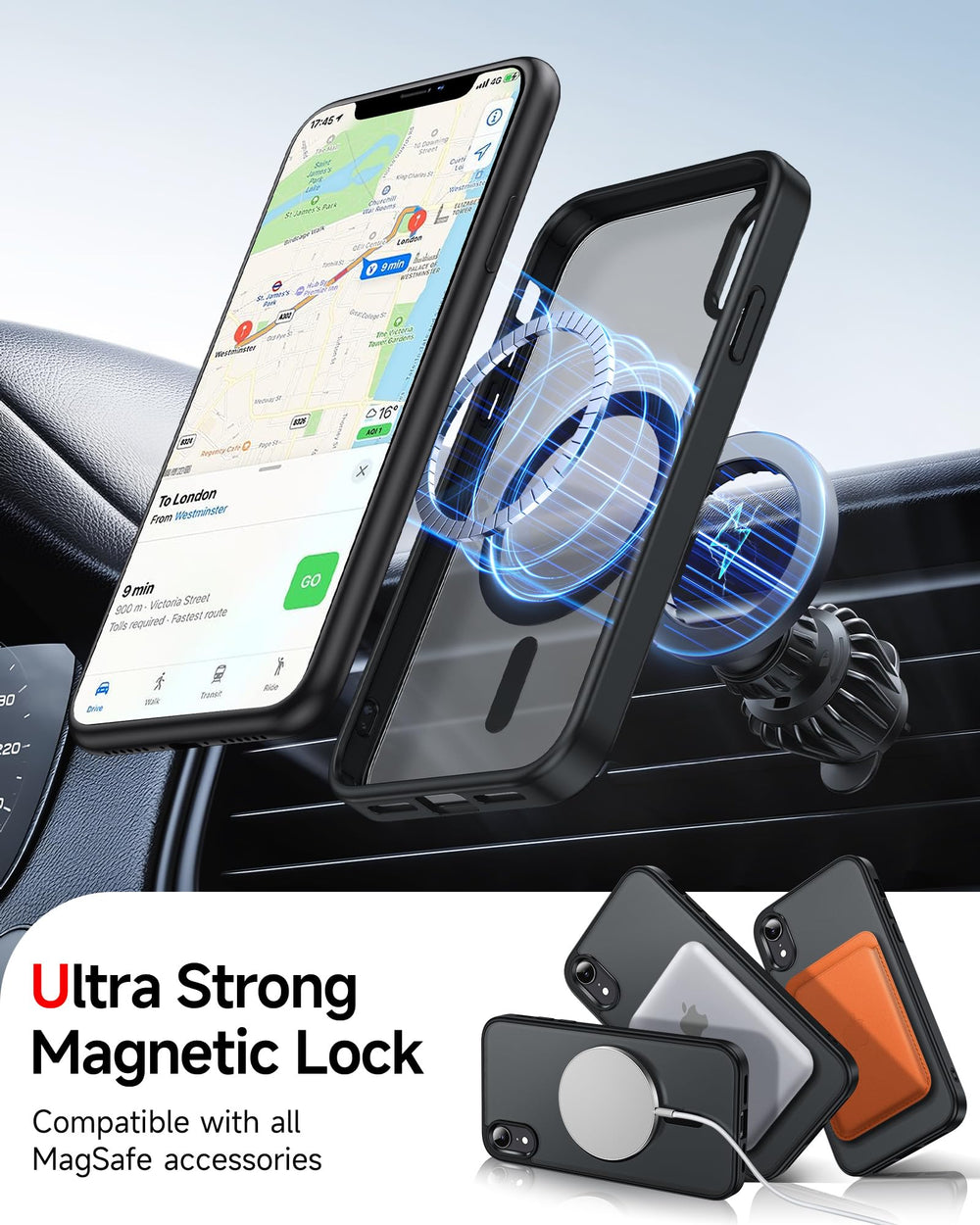 LeYi iPhone XR case non-slip grip for secure handling