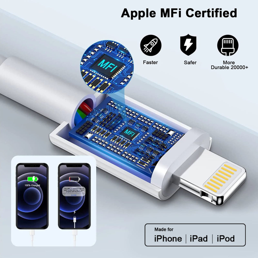 lezaface 6ft USB-C to Lightning cable enables convenient data sync