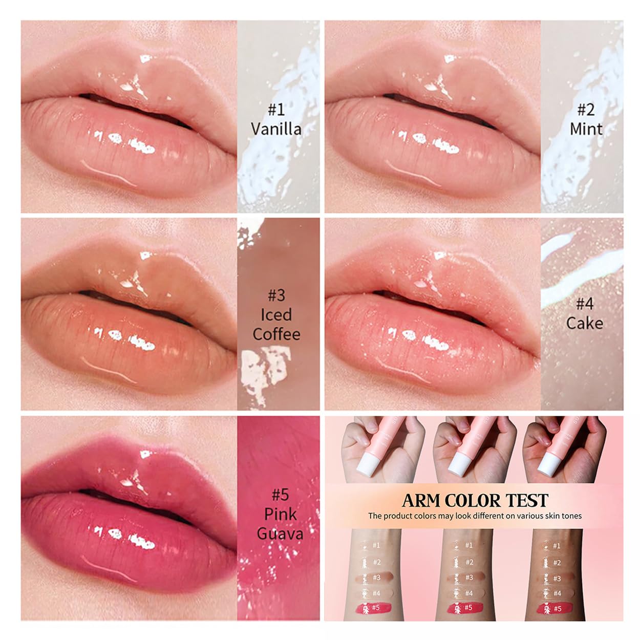 LFuTPm Guava lip balm shade delivers a glossy finish with comfortable wear