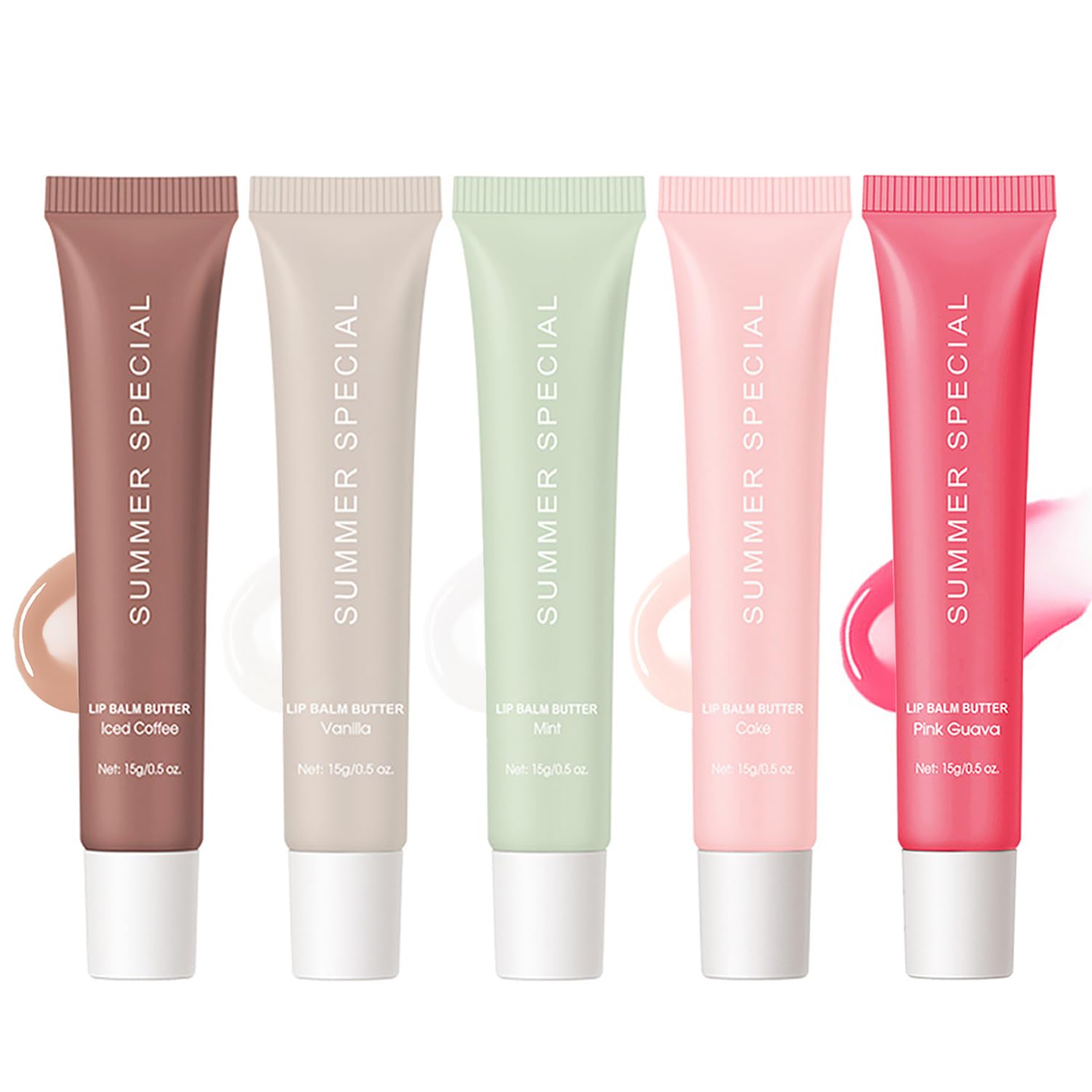 LFuTPm Summer lip balm vanilla nude shade for smooth hydration
