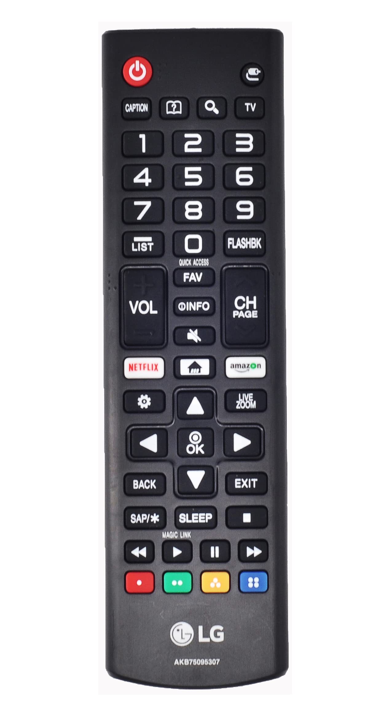 LG AKB75095307 remote packaged and ready for setup