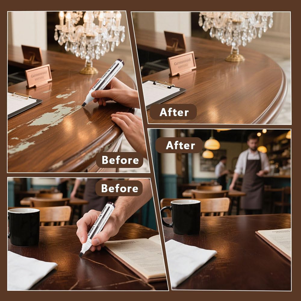 LHAVEN color range including maple, oak, cherry, walnut, mahogany, black for seamless matching.