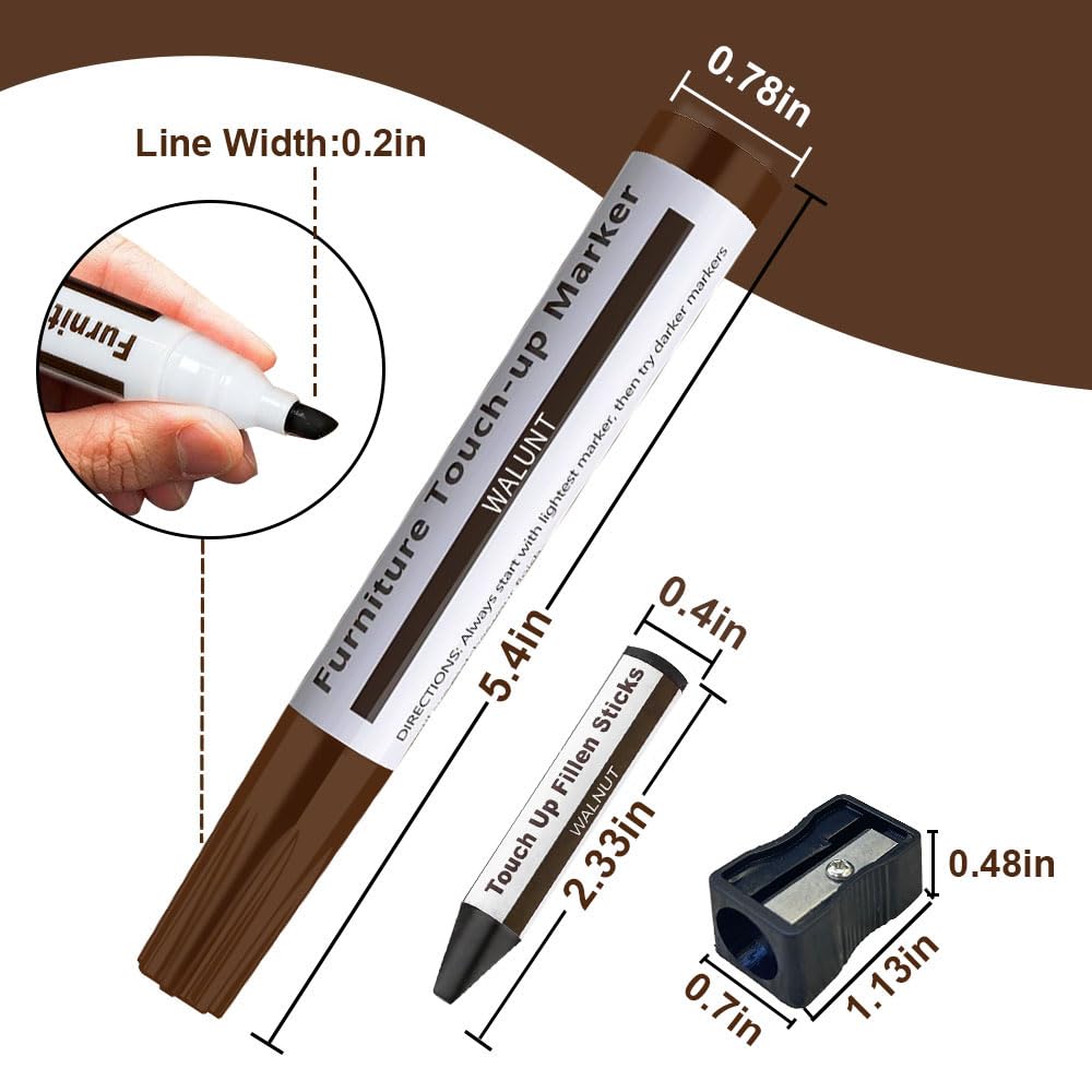 LHAVEN repair kit helps maintain wood furniture's original charm.