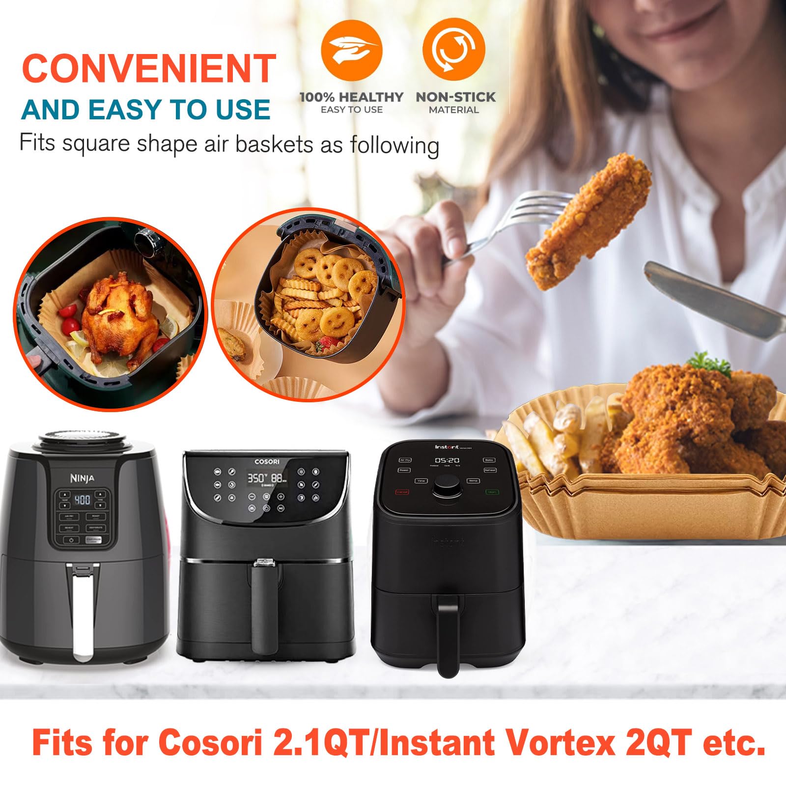 LHSHAD pre-cut deep lining saves time during meal prep.