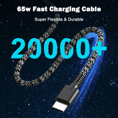 LHYSFIY USB-C charger connected to a HP Spectre X360, ready to charge