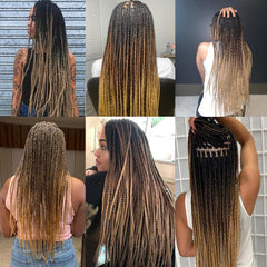 Liang Dian pre-stretched braiding hair with soft yaki texture for smooth styling