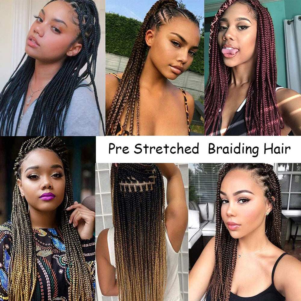 Liang Dian wedding party braided look idea with long ombre extensions