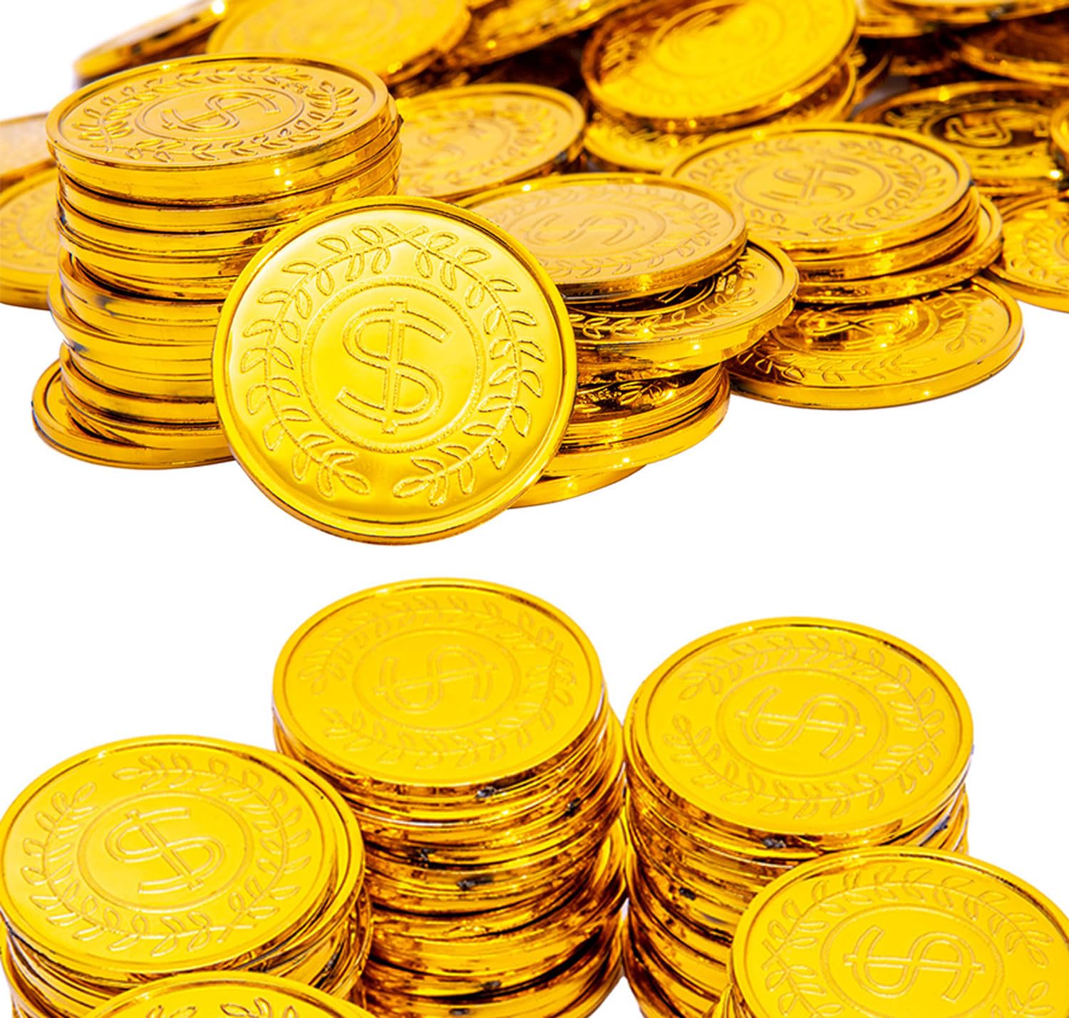 Liatunou party favors gold coins add shine and fun to celebrations.