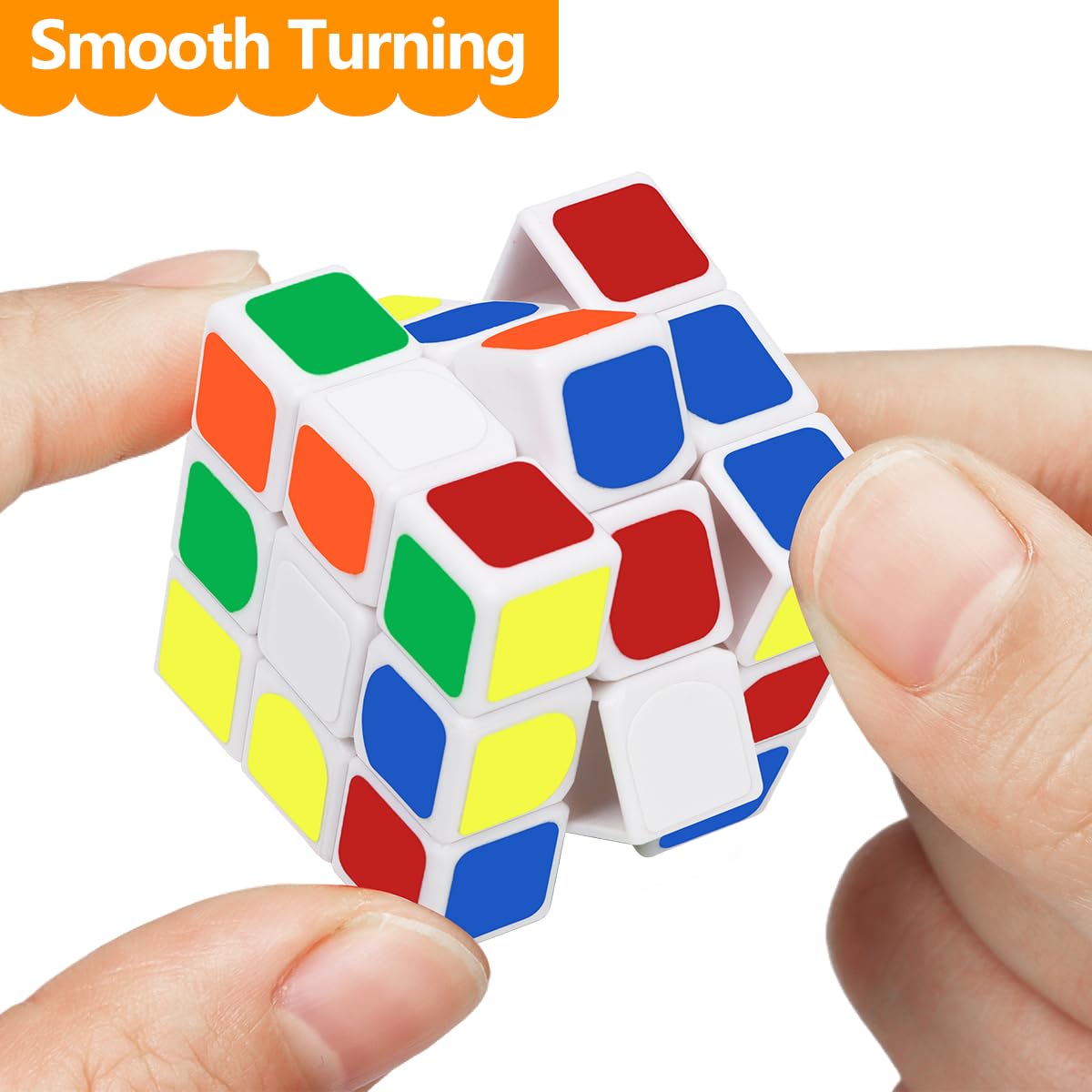 Libay mini-cubes 20-pack side-scrambled: fast-paced puzzle challenges hand-eye coordination.