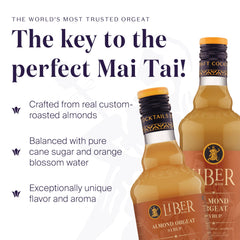 Liber & Co. almond orgeat pour creates a smooth texture perfect for Mai Tais.