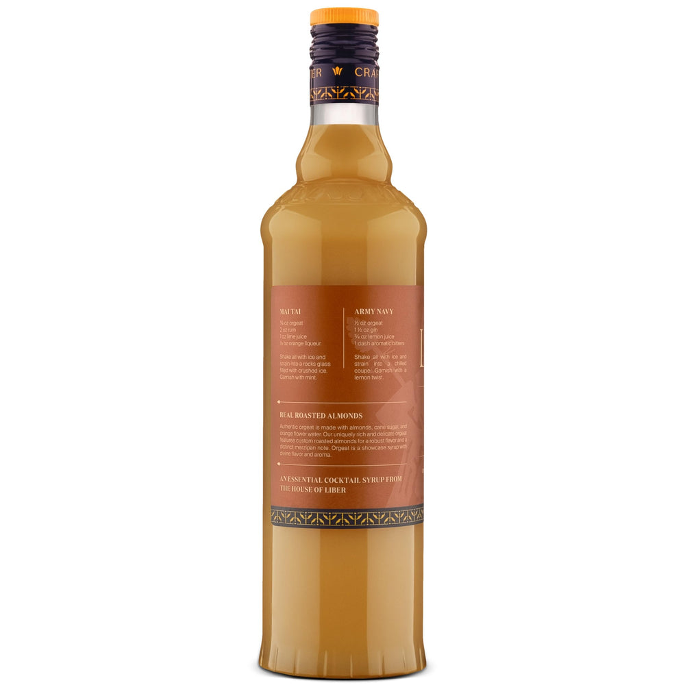 Liber & Co. coffee orgeat addition adds subtle sweetness to morning brew.