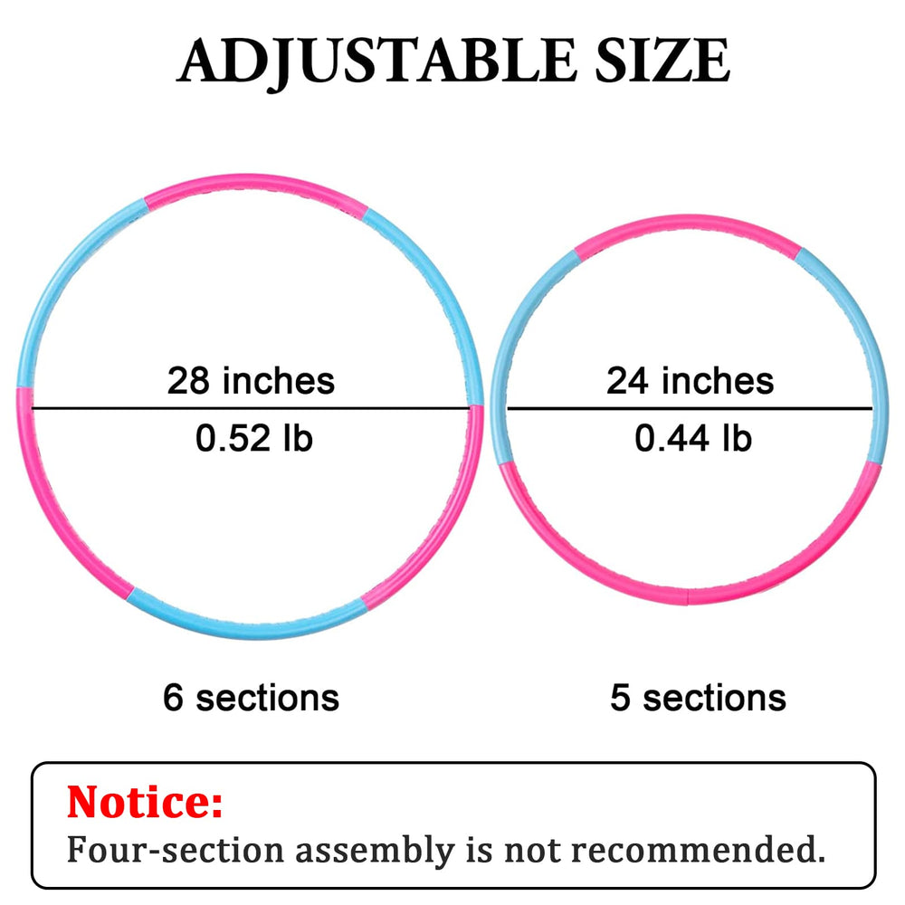 Liberry Kids Exercise Hoop pink assembled for engaging indoor or outdoor play