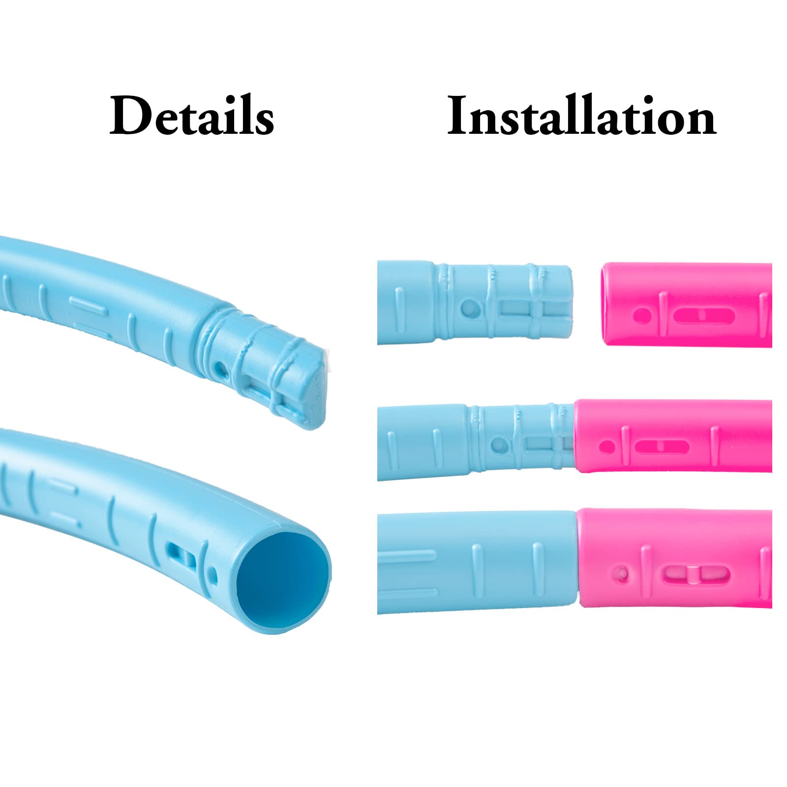 Liberry weighted hoop allows adding sand or stuffing for adjustable play