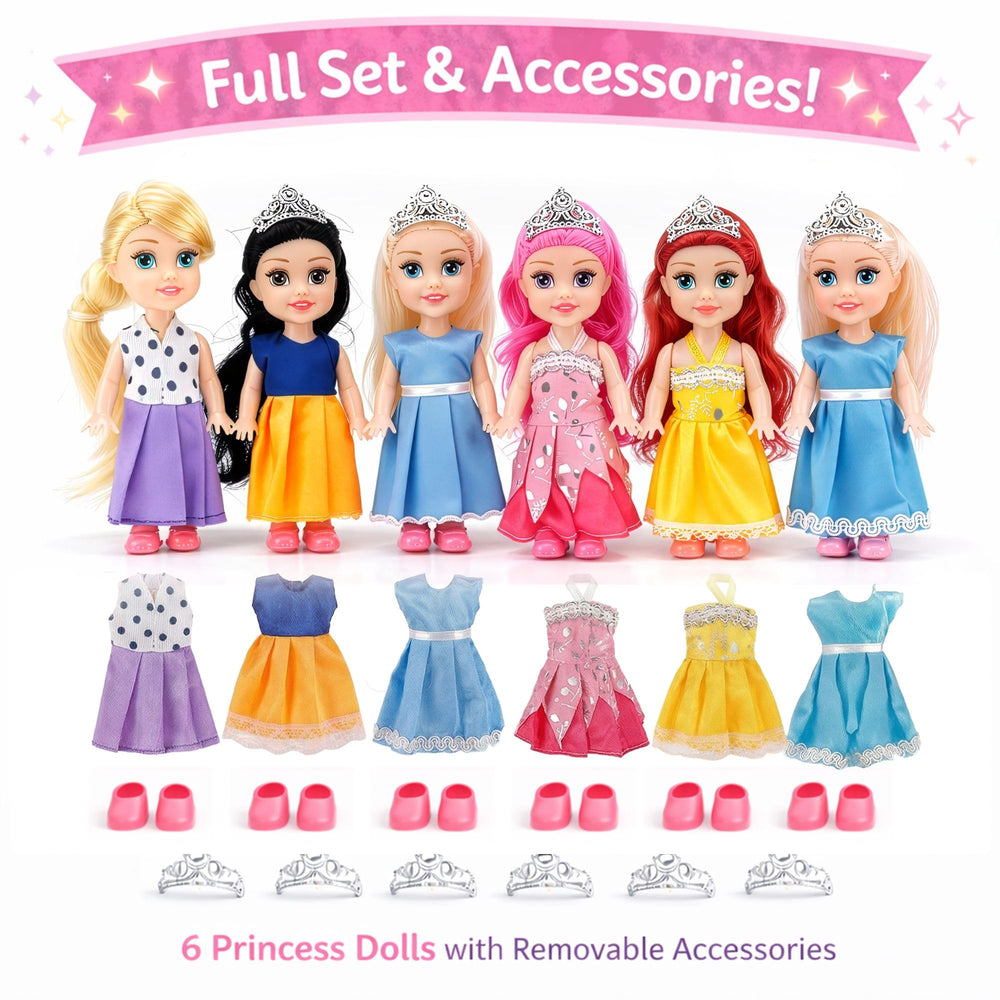 Liberty Imports Little Royal Princess dolls inspiring imaginative play at home or travel